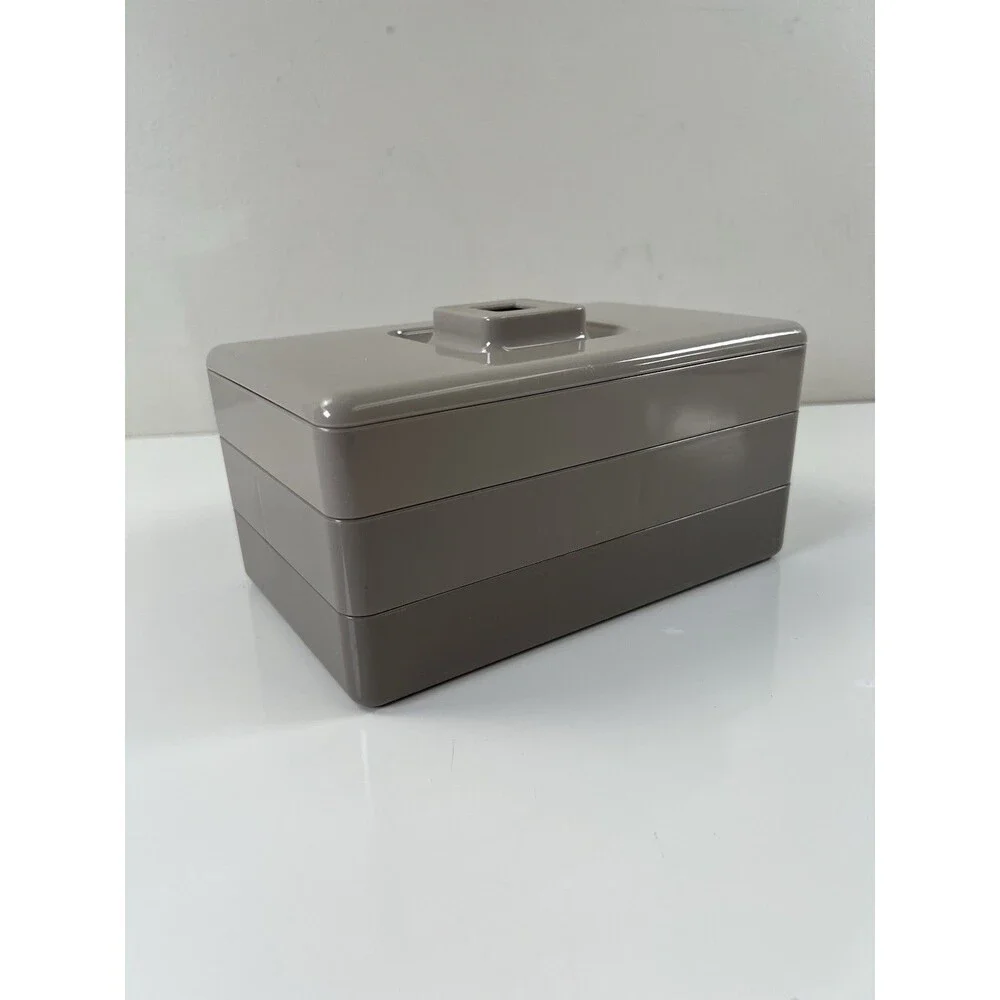 Vintage Tupperware 3-Tier Stackable Jewelry Organizer Storage Container 1980’s